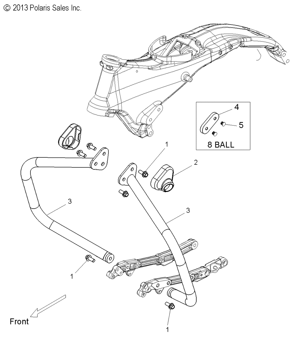 Chassis highway bar tube - v14bw36 all options