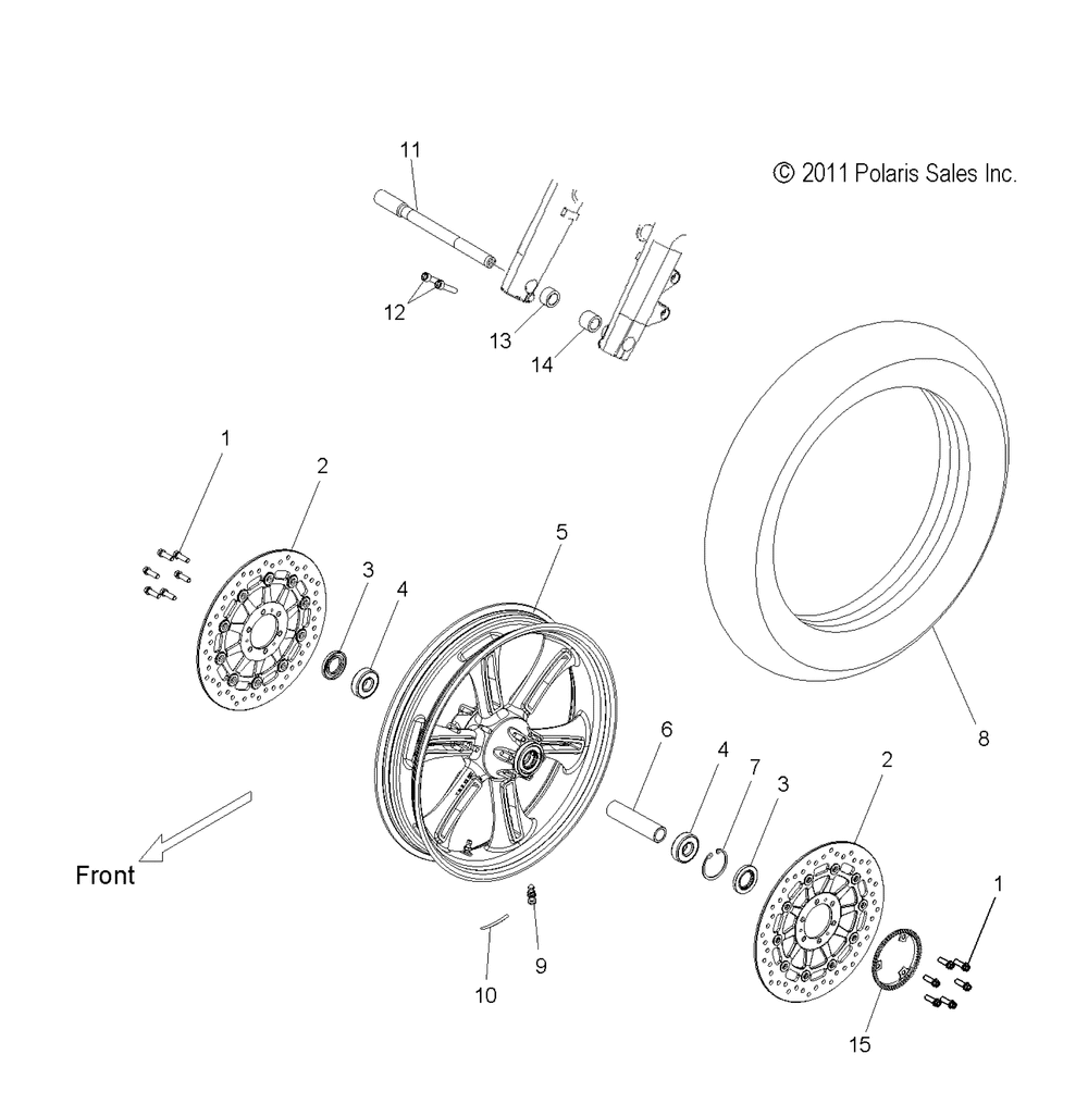 Wheels front 8-ball - v14ba36 all options