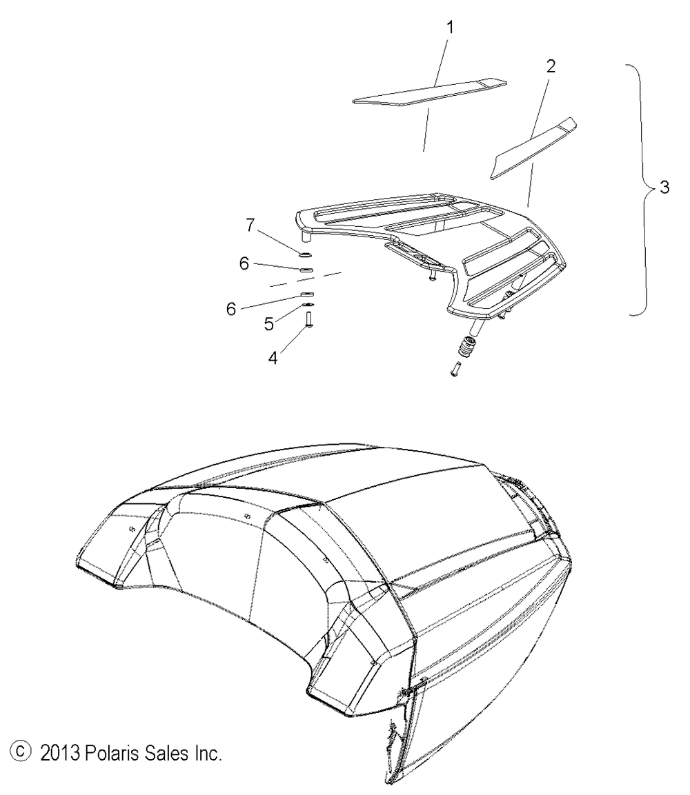 Body trunk rack - v14tw36