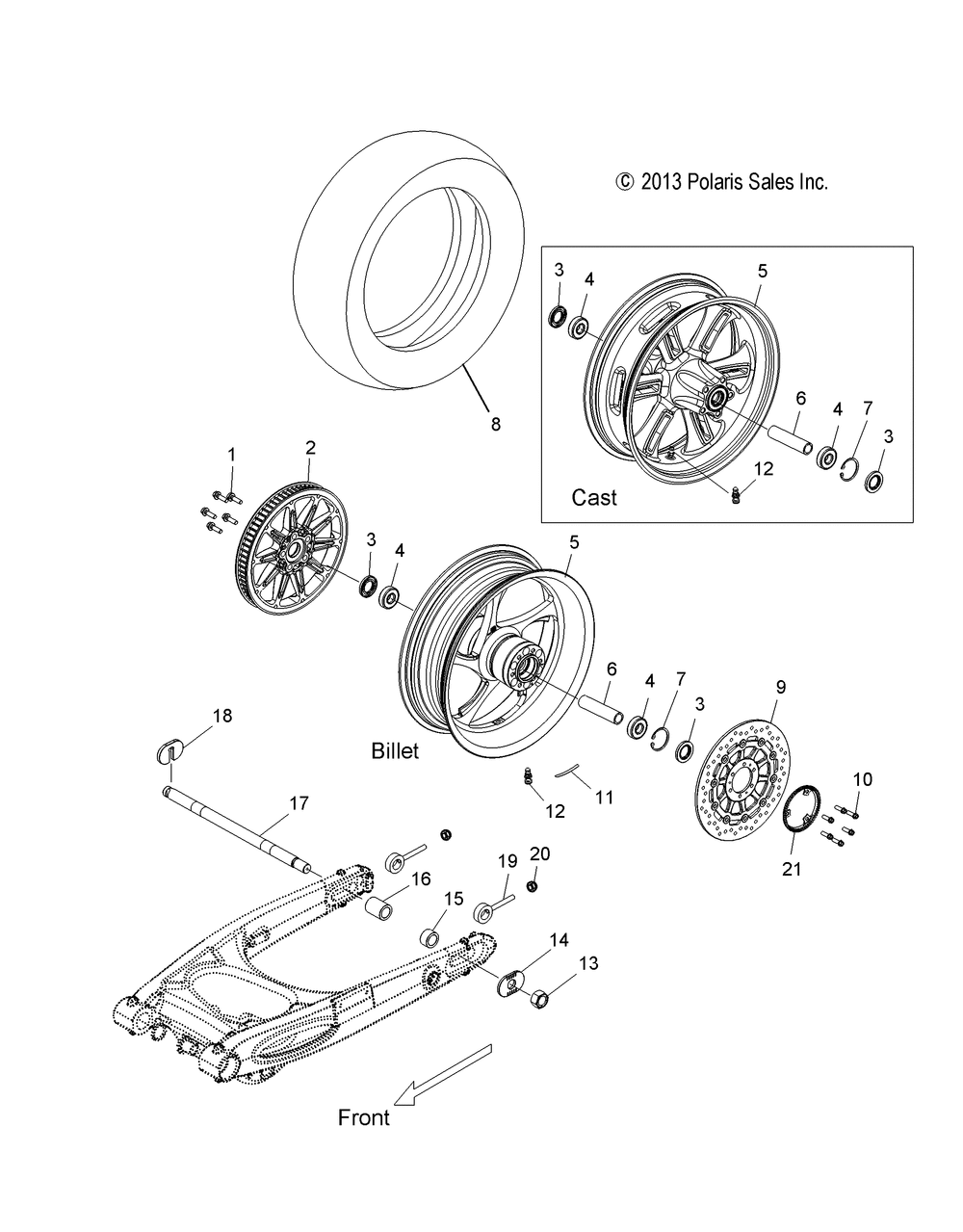 Wheels rear - v14da_db_dw_tw_zw36