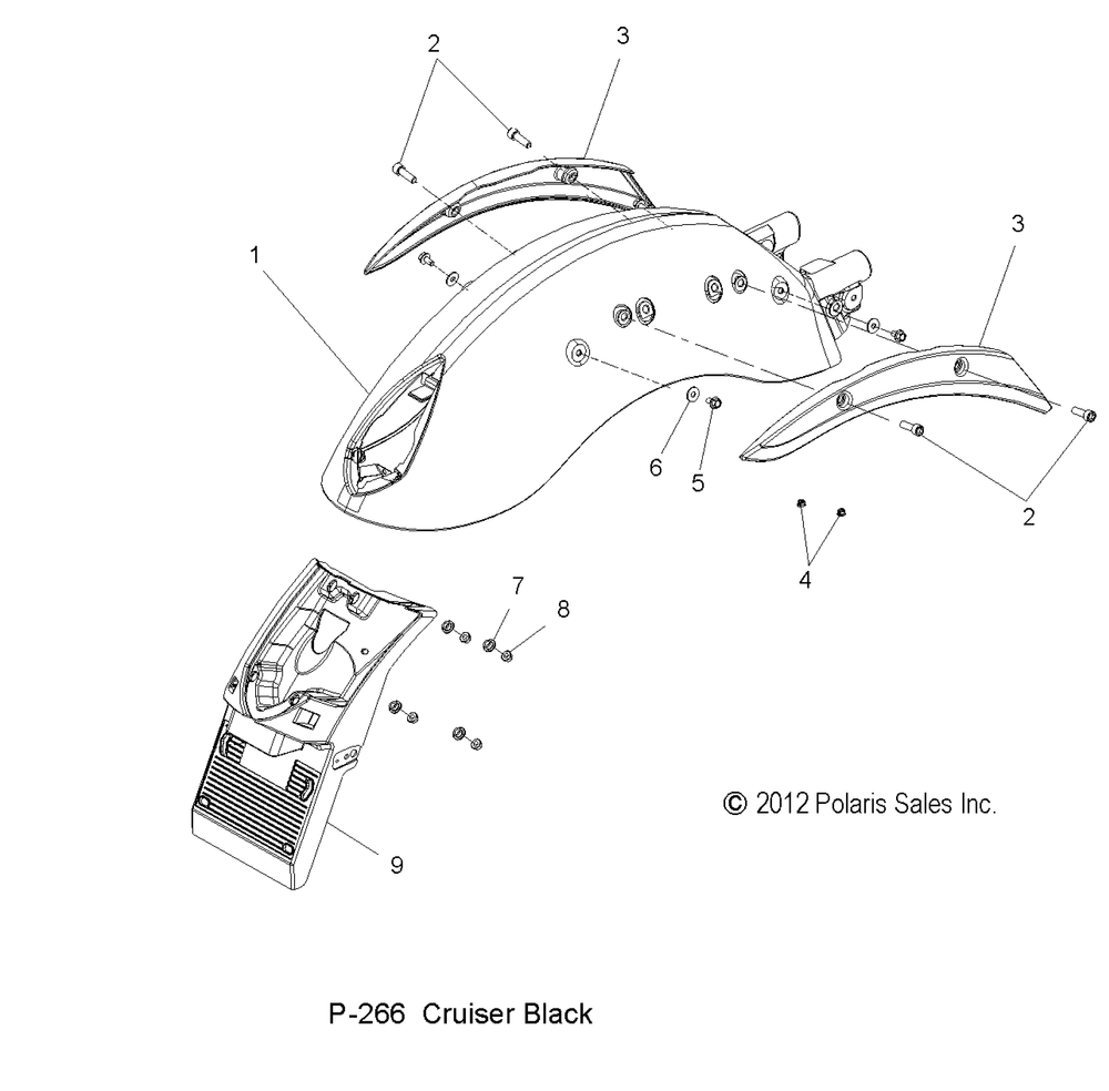 Body fender rear -v14ga36na_naa_nac_ea