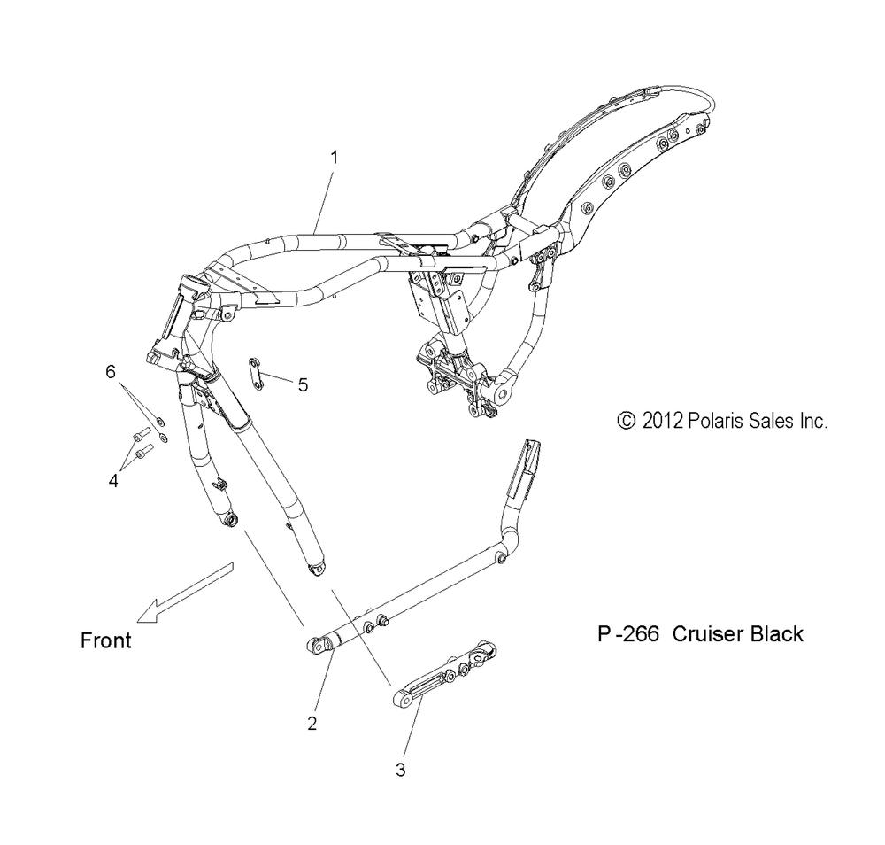 Chassis frame - v14ga36na_naa_nac_ea