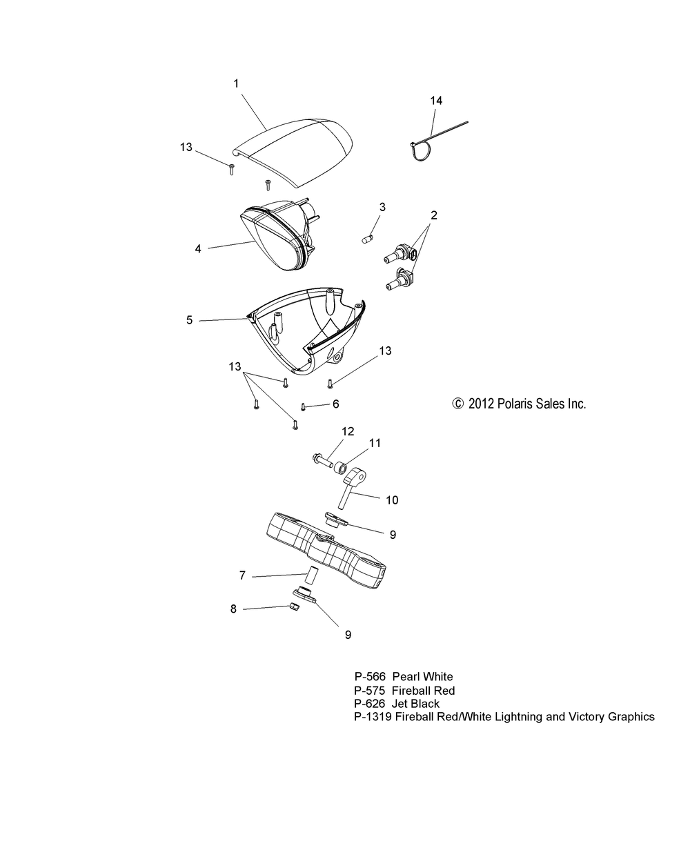 Electrical headlight - v14ha36_hs36