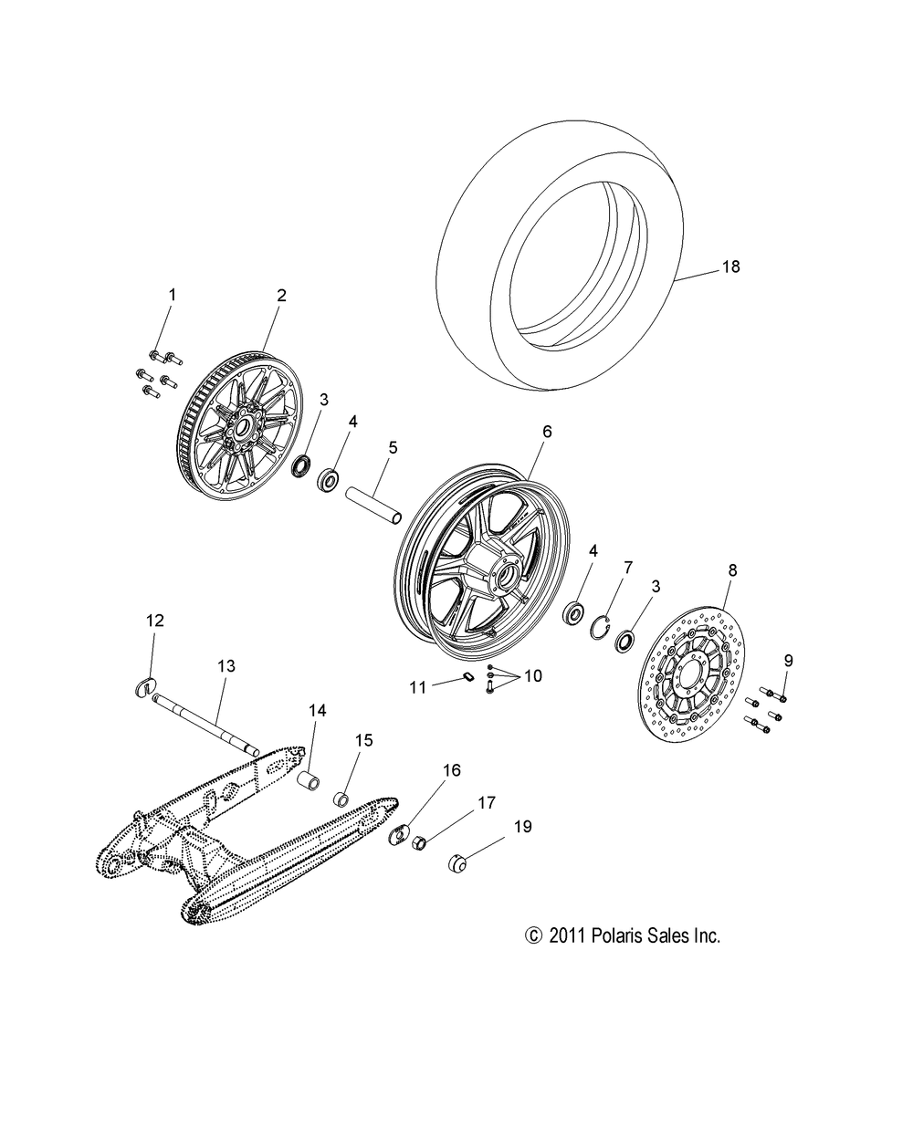 Wheels rear (cast) - v14wb36na_naa_nac_ea