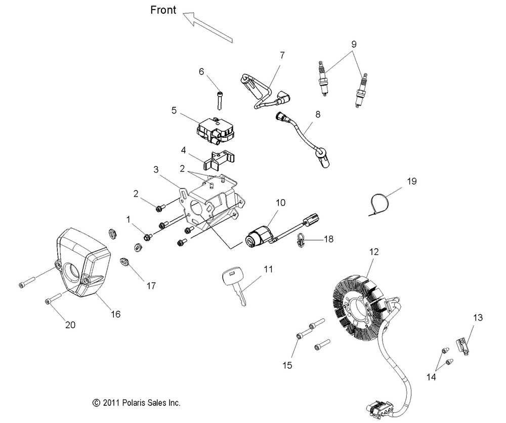 Electrical ignition system - v14rb36 all options