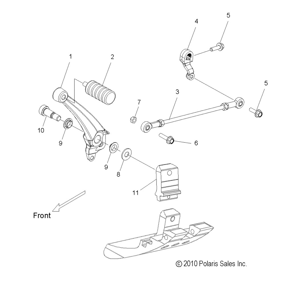 Drive train shift linkage - v14sw36 all options