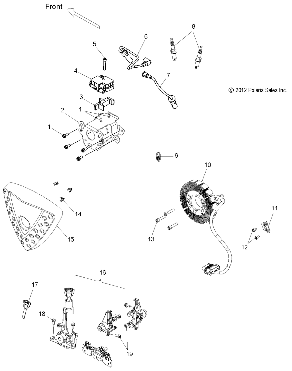 Electrical ignition system - v14sw36 all options