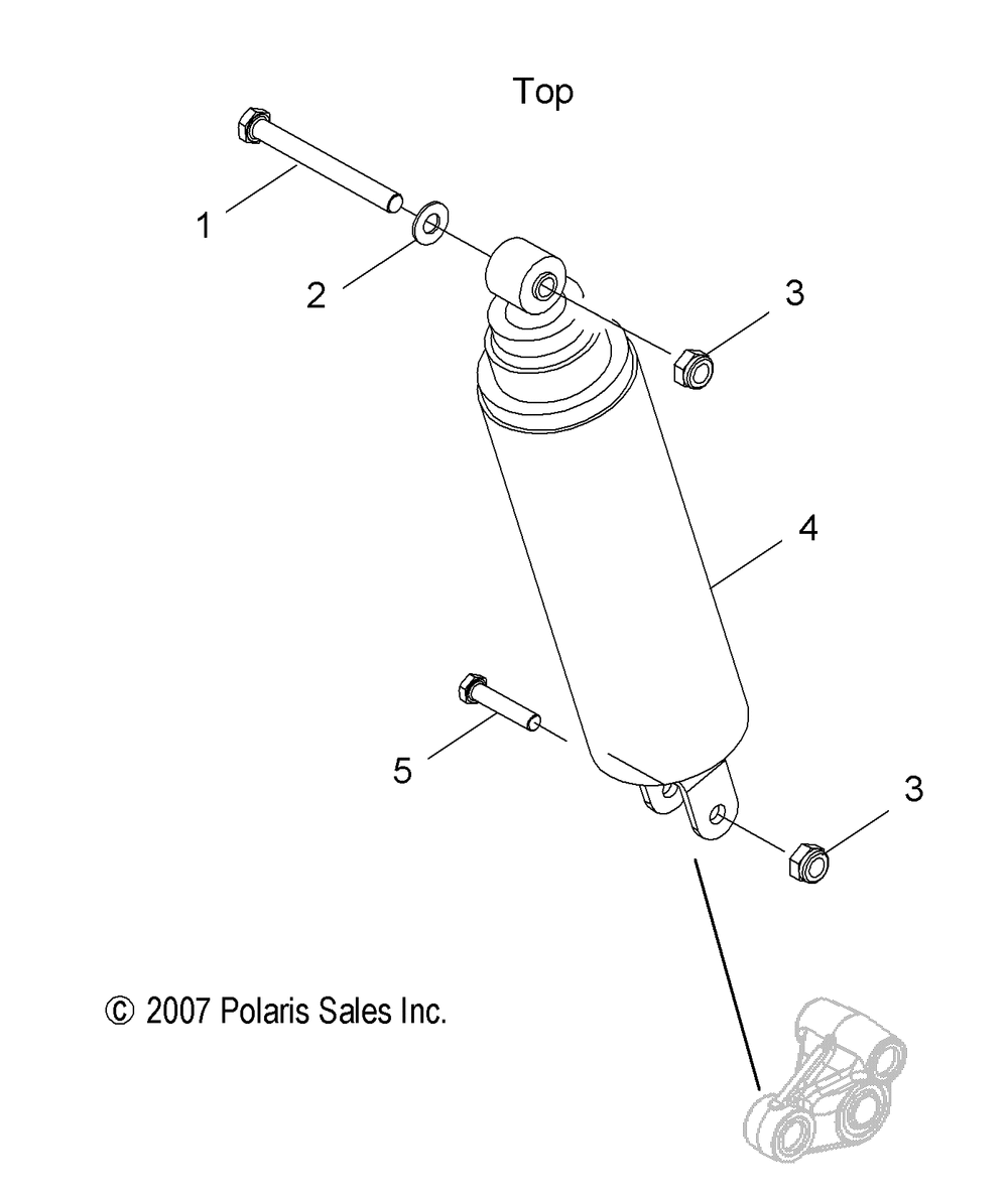 Suspension shock - v15ha36_hr_hs36