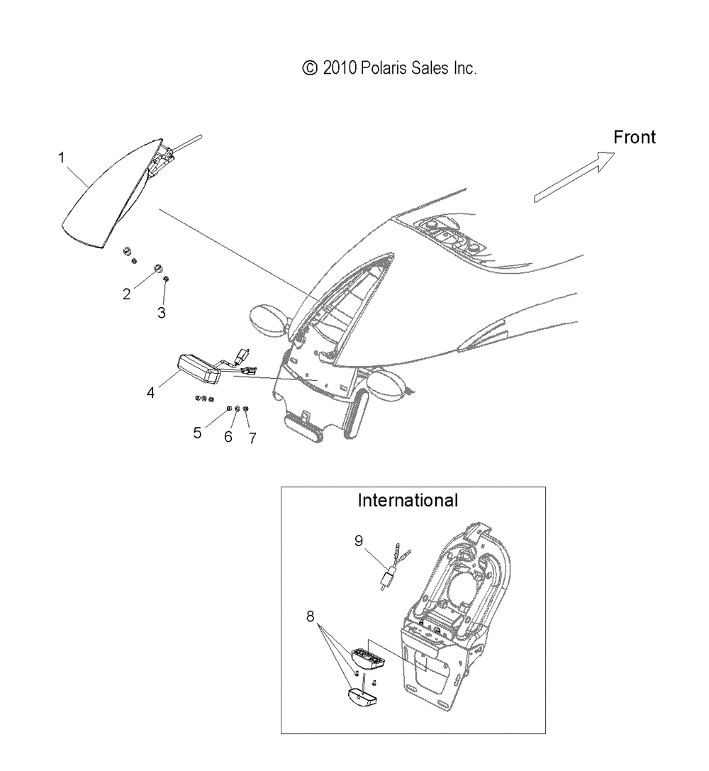 Electrical taillight and license plate light - v15ha36_hr_hs36