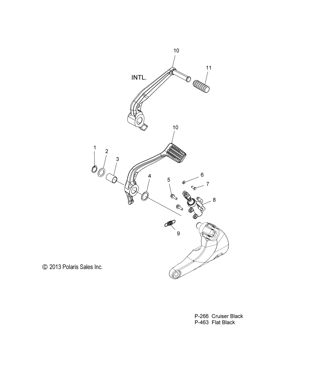 Brakes brake pedal and rear master cylinder - v15ha36_hr_hs36