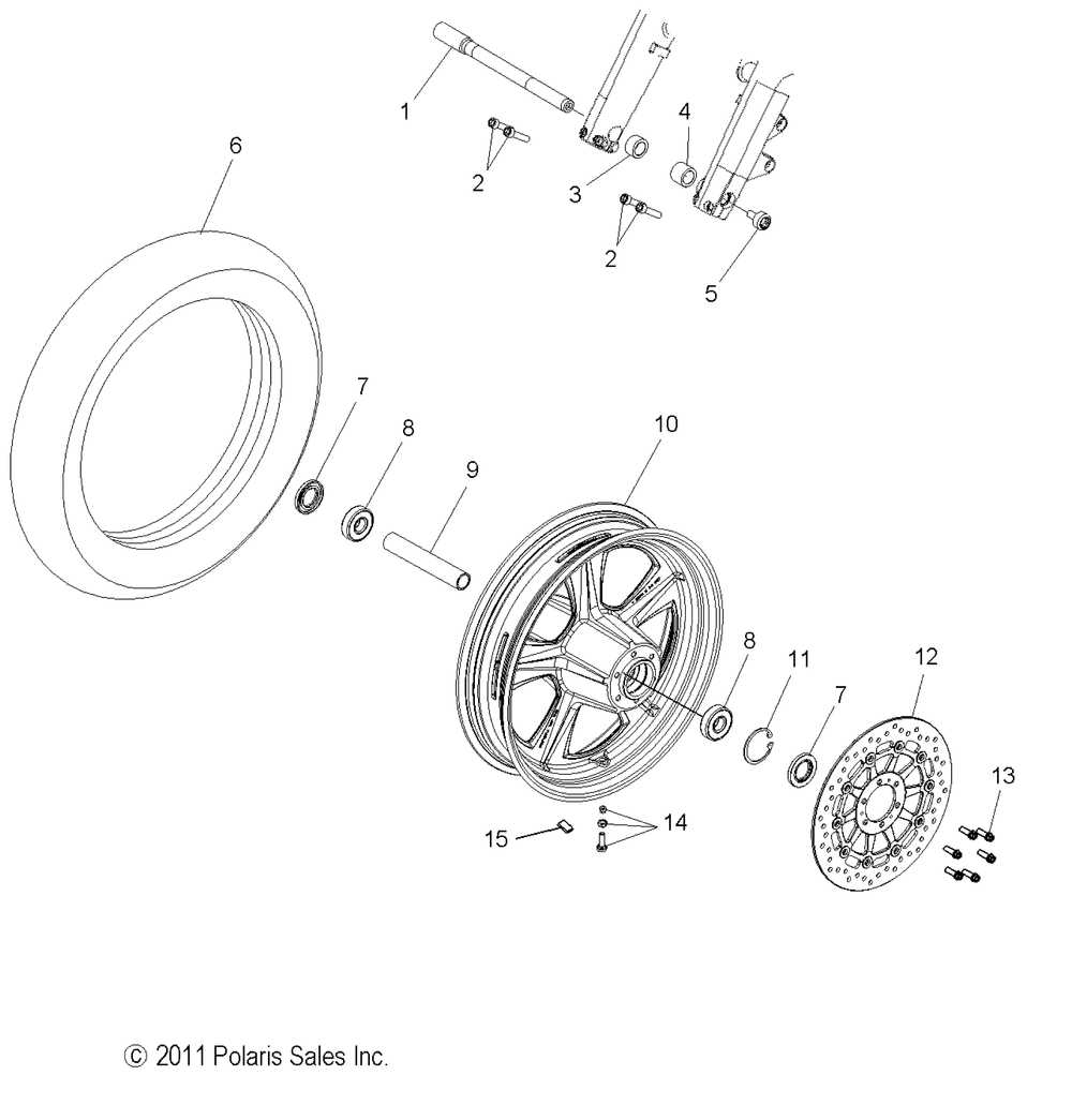 Wheels front - v15mw36 all options