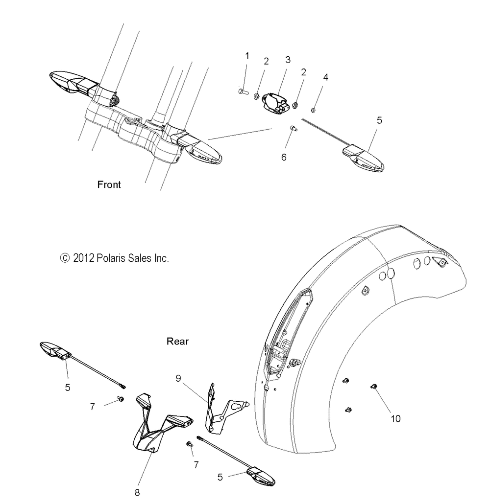 Electrical turn signals - v15rw36ee