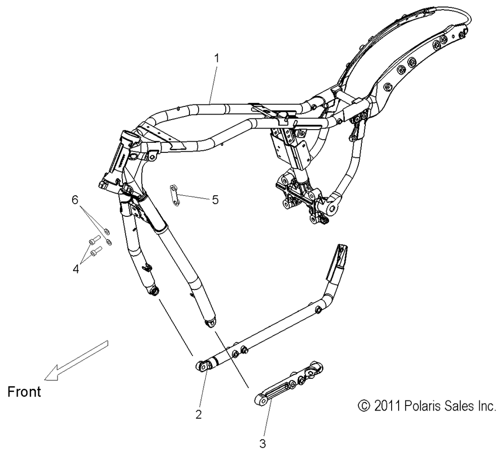 Chassis frame - v15rw36ee