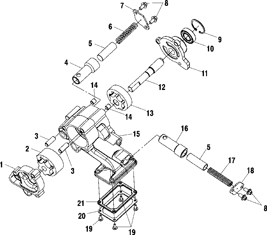 Oil pump - v99cb15lcz