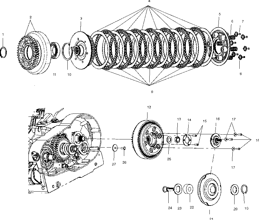 Drive clutch - v99cb15lcz