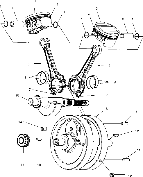 Crankshaft - v99cb15lcz