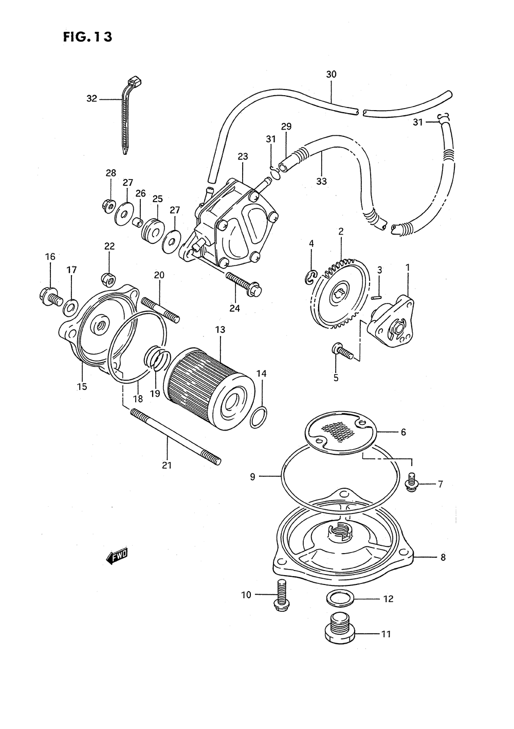 Oil pump - fuel pump