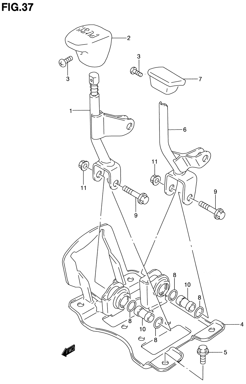 Transmission lever