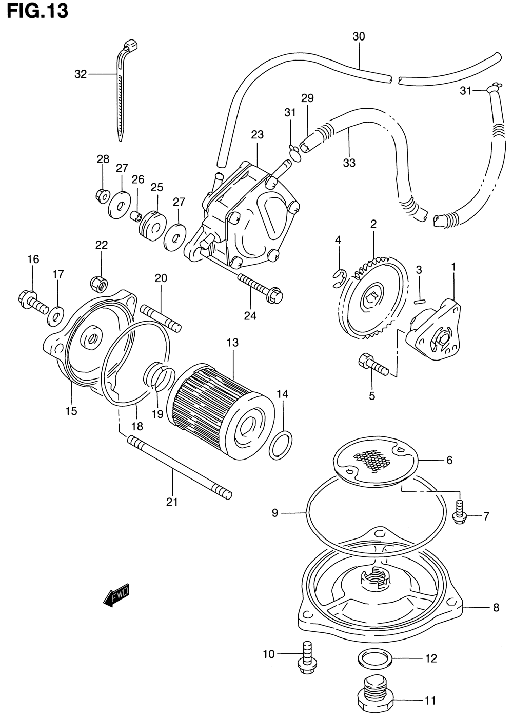 Oil pump - fuel pump