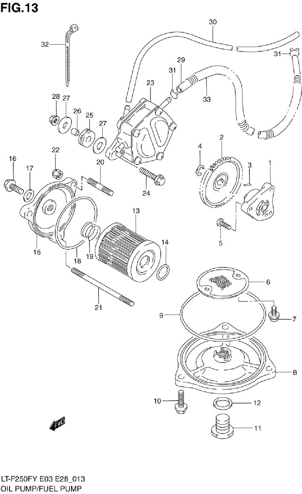 Oil pump - fuel pump