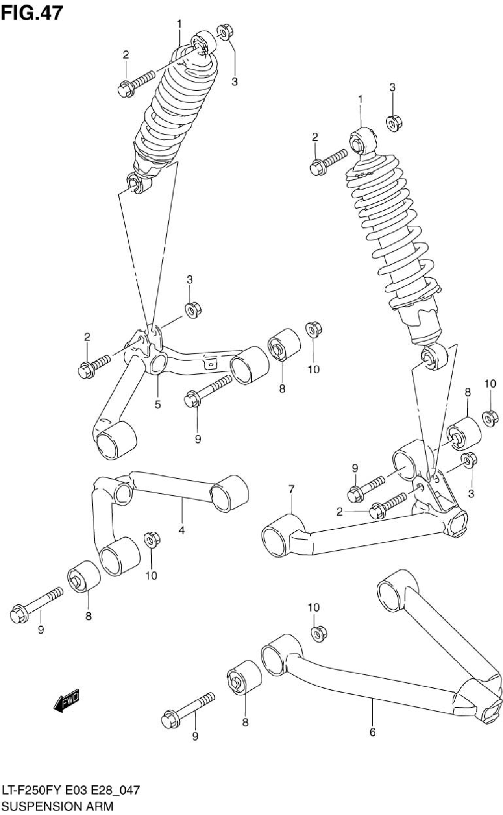 Front suspension arm