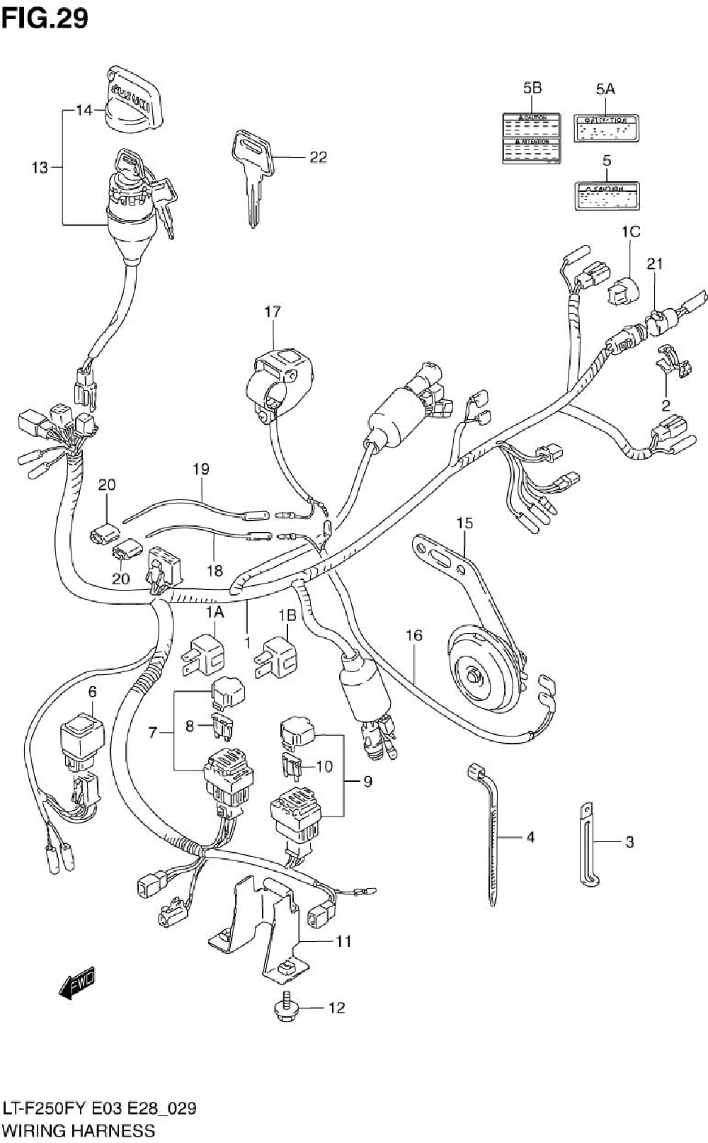 Wiring harness (model x_y)