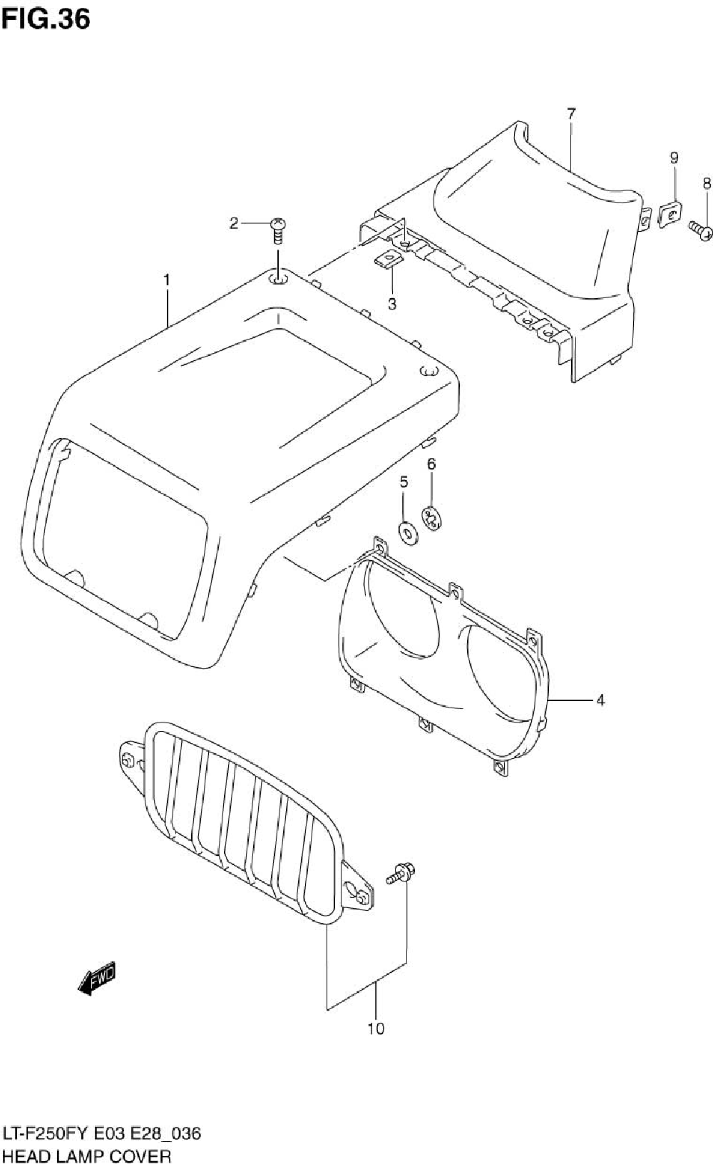 Headlamp cover