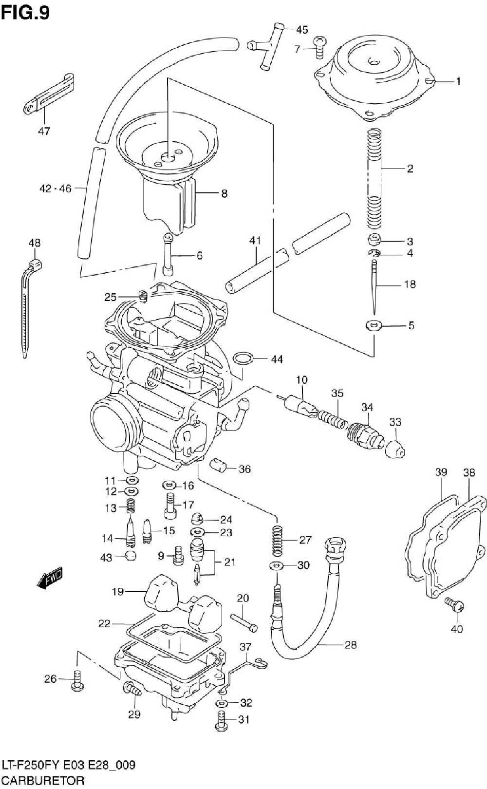 Carburetor (model x)