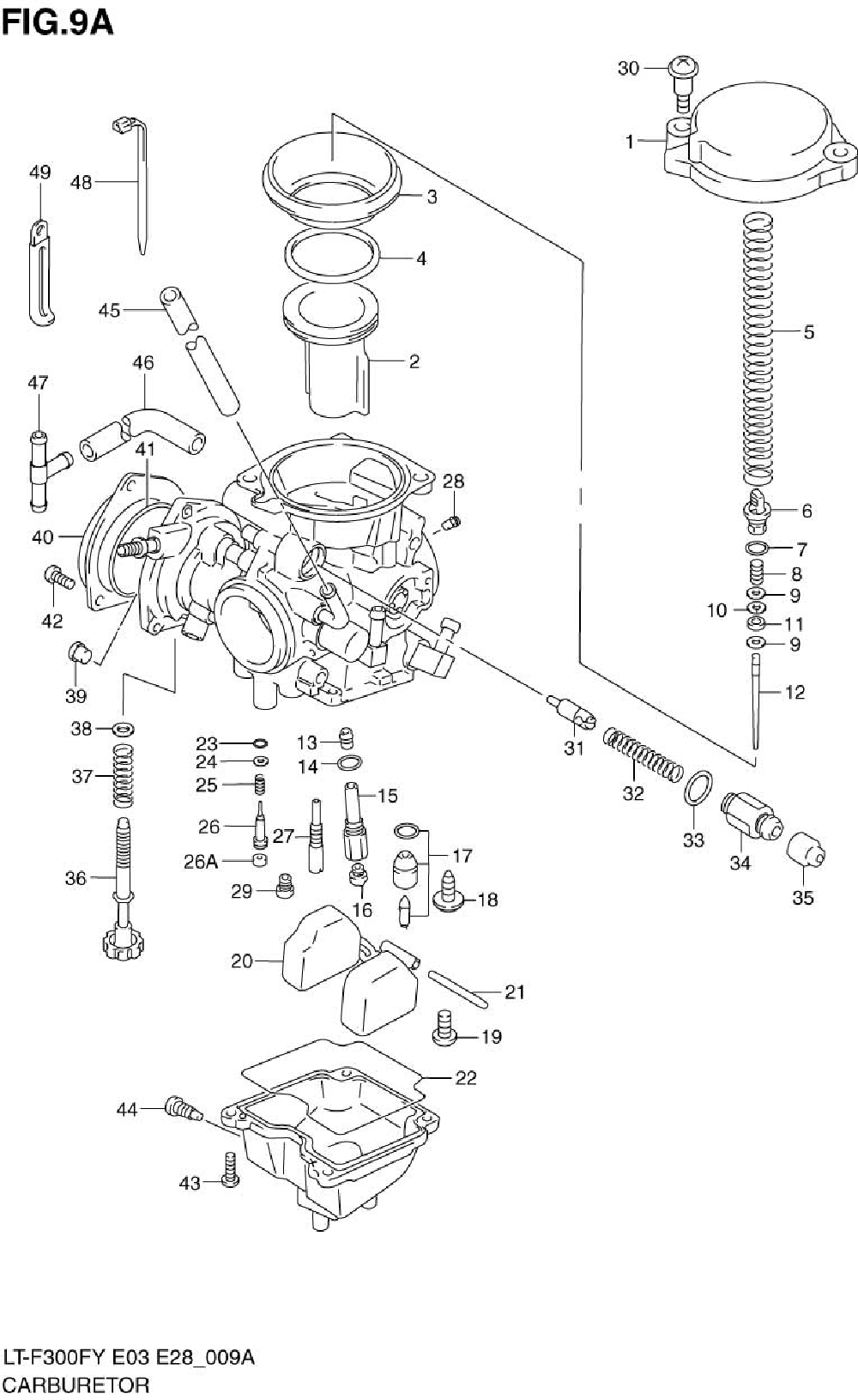 Carburetor (model y_k1_k2)