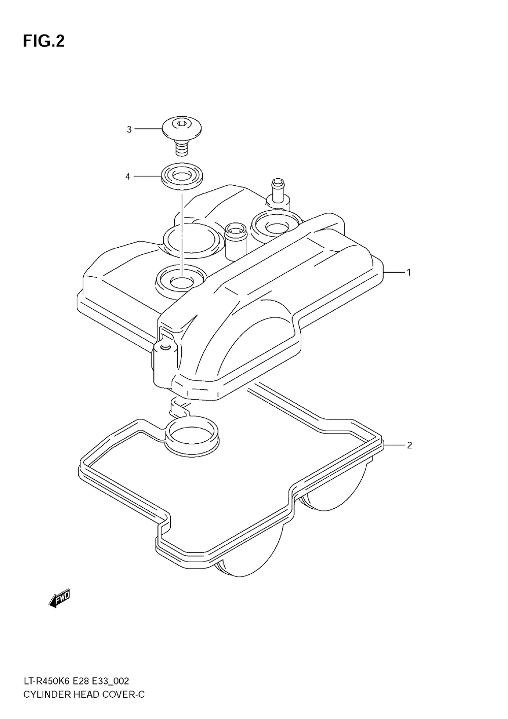 Cylinder head cover