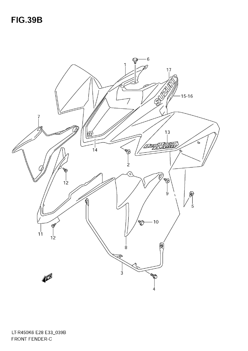 Front fender (lt-r450k8)