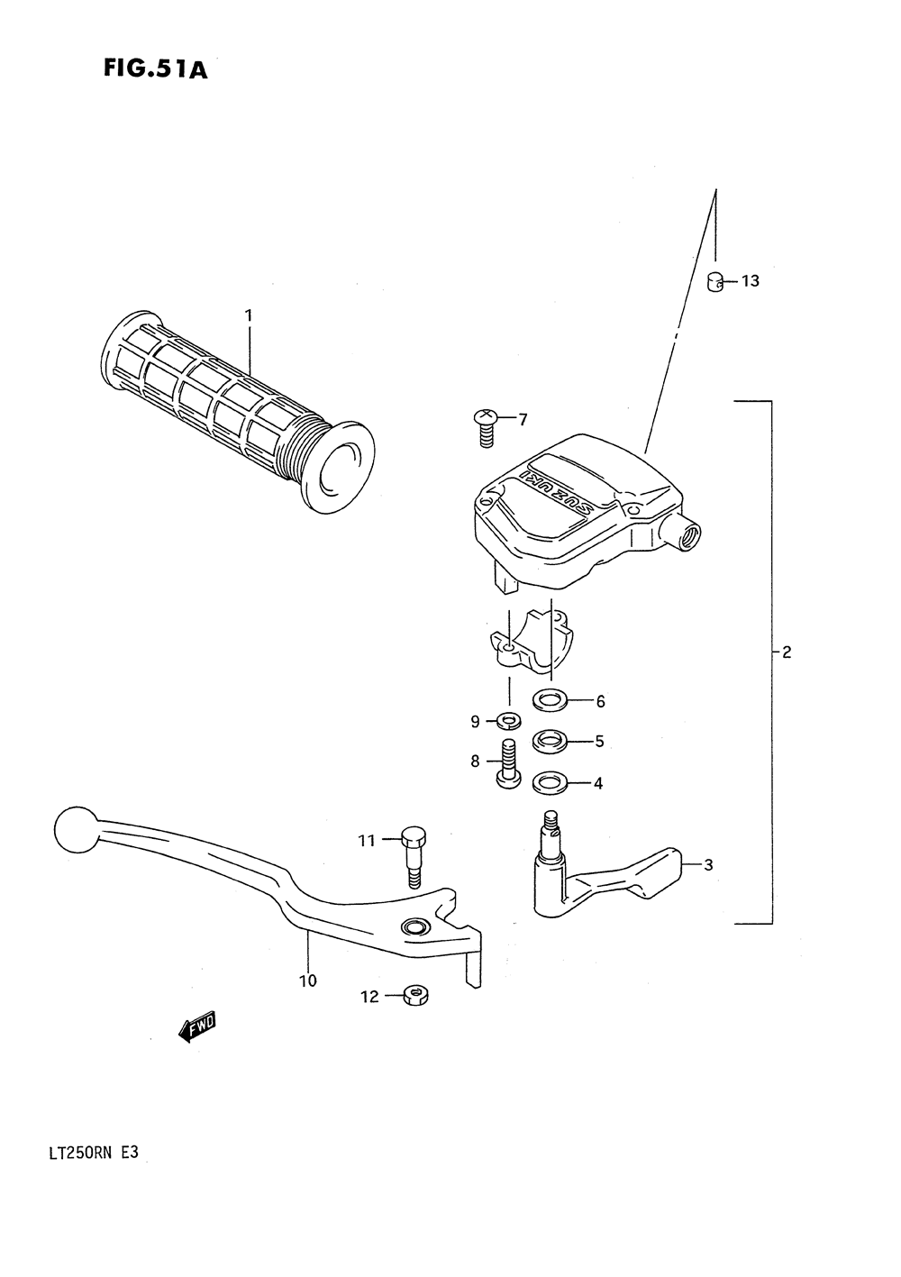 Brake lever (model m_n)