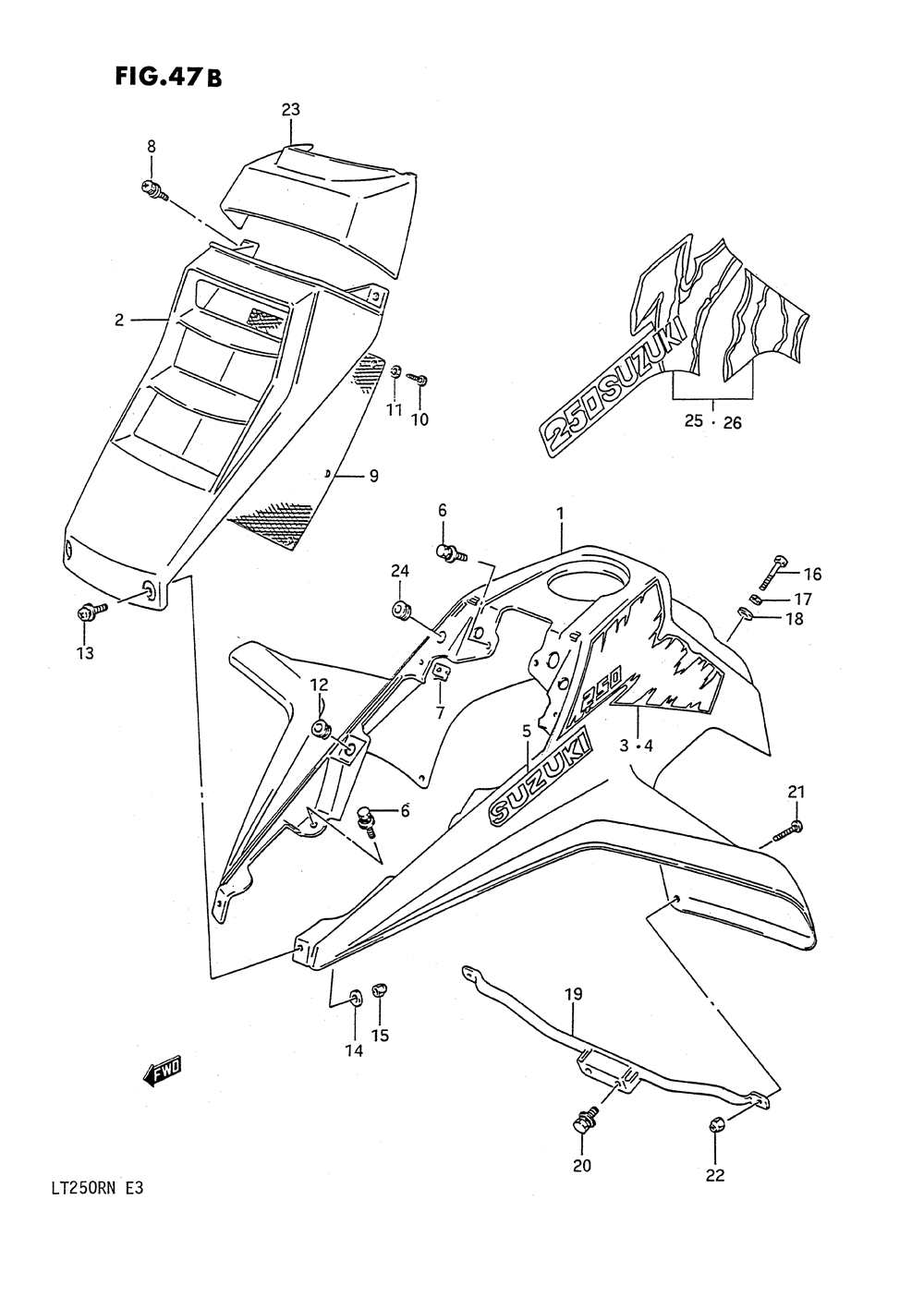 Front fender (model m_n)