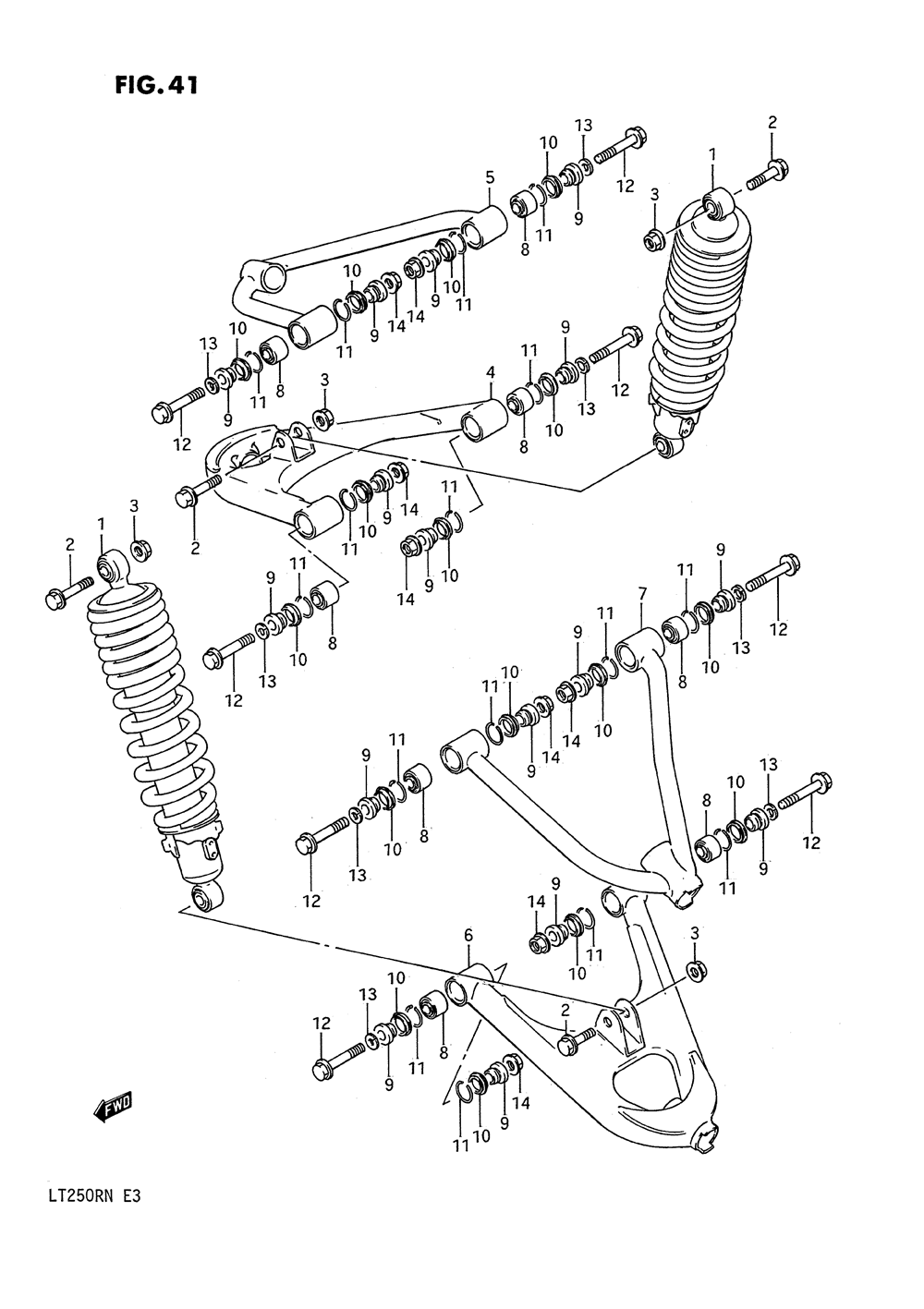 Suspension arm (model f_g)