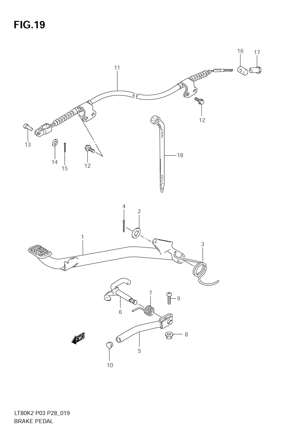 Brake pedal