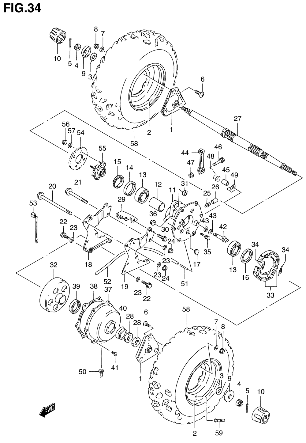 Rear wheel