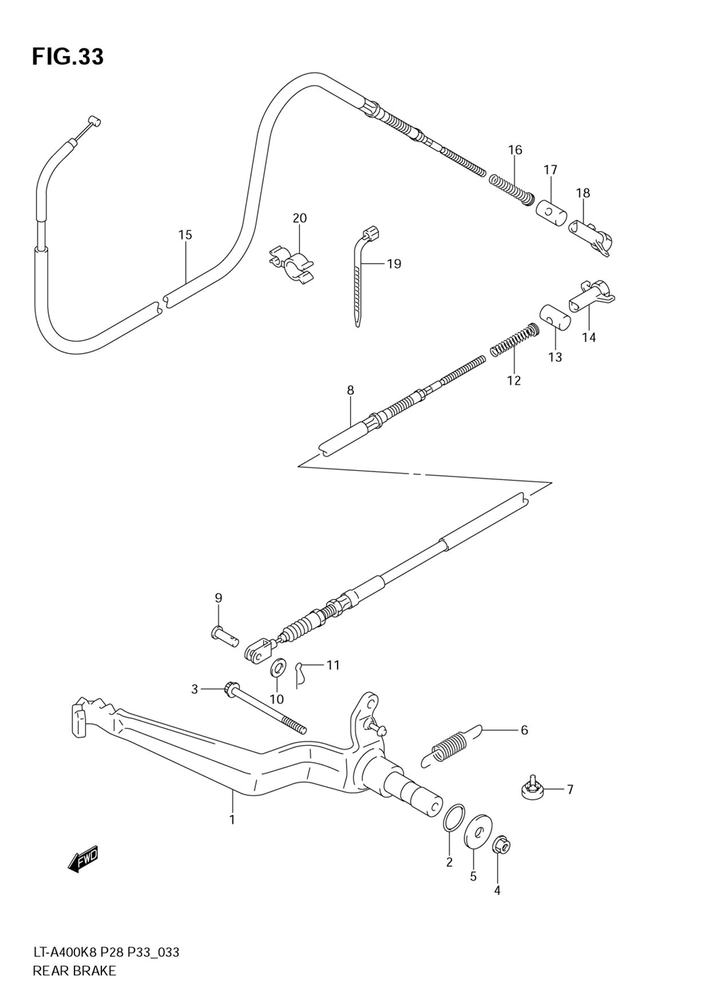 Rear brake