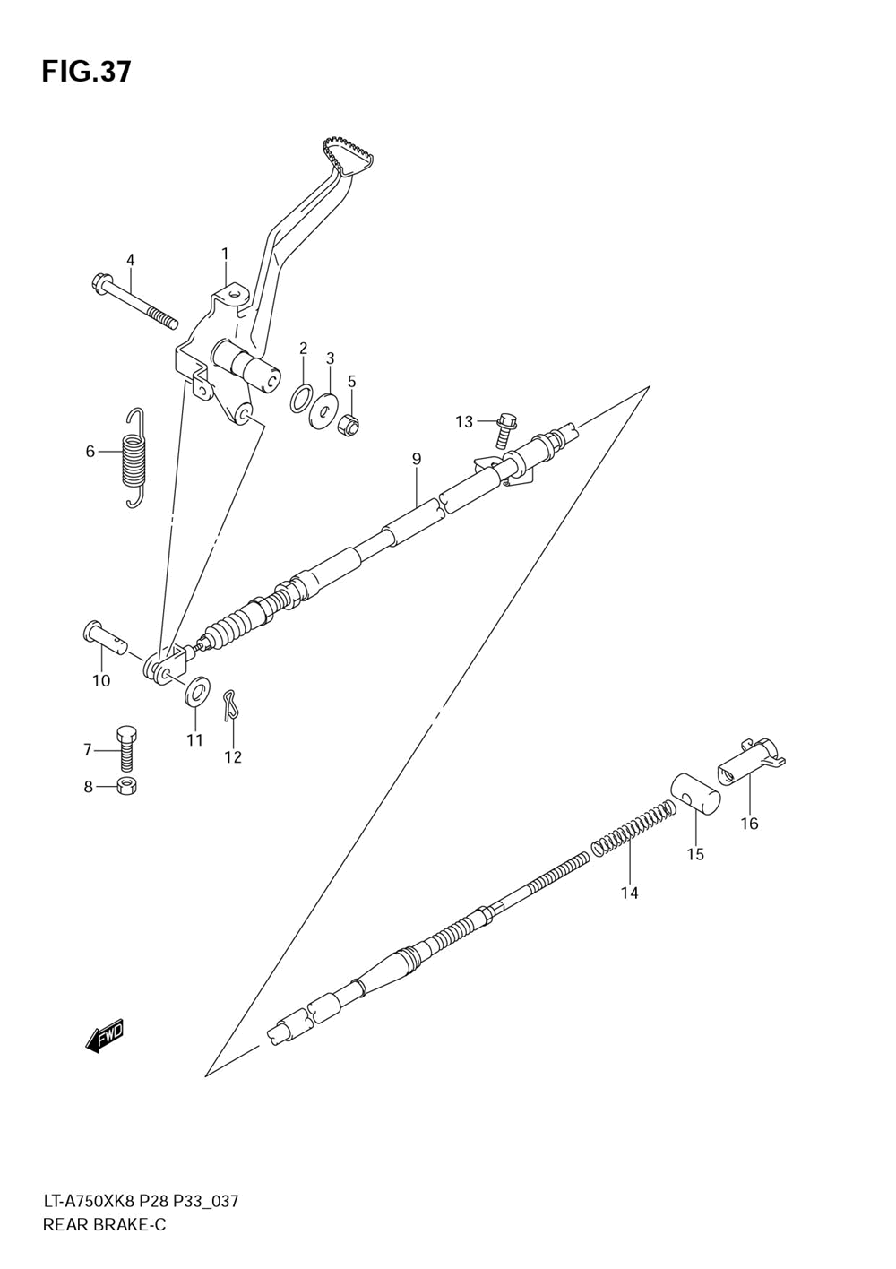 Rear brake