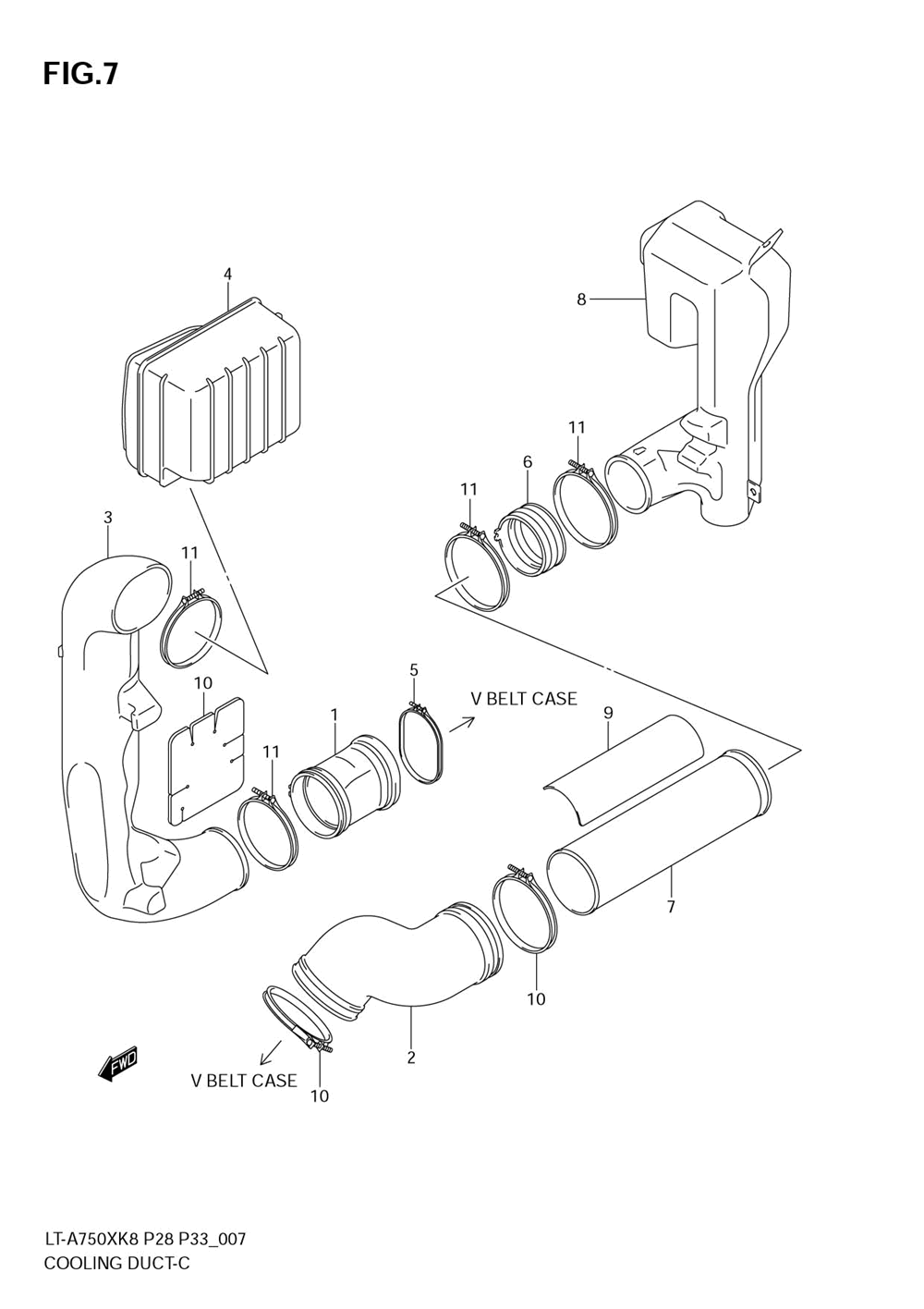 Cooling duct