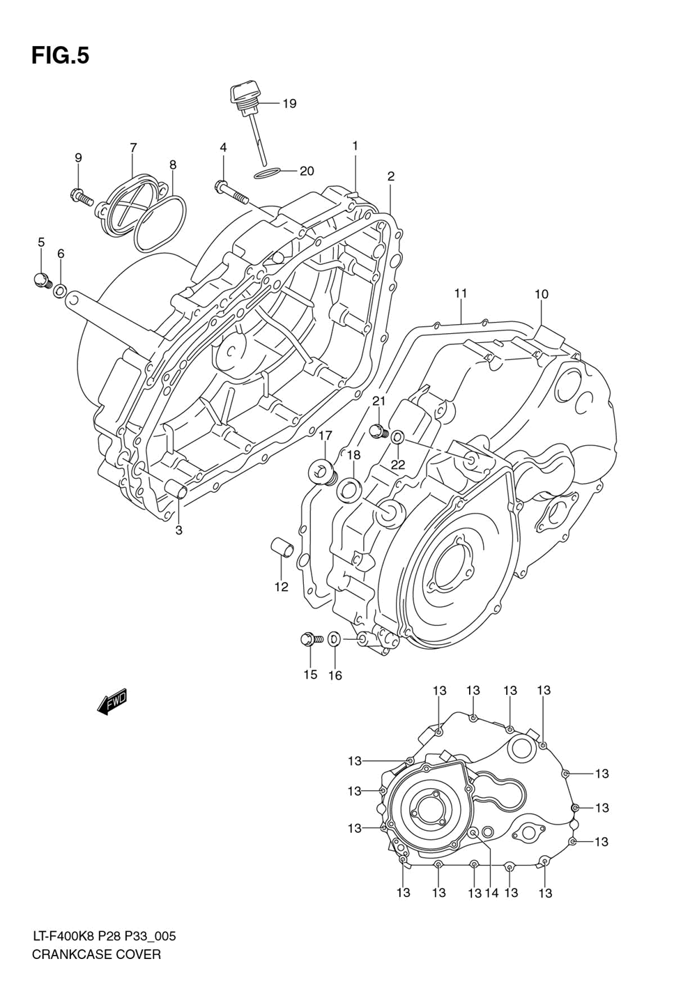 Crankcase cover