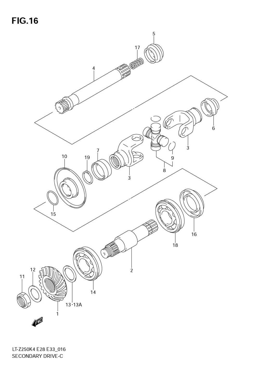 Secondary drive