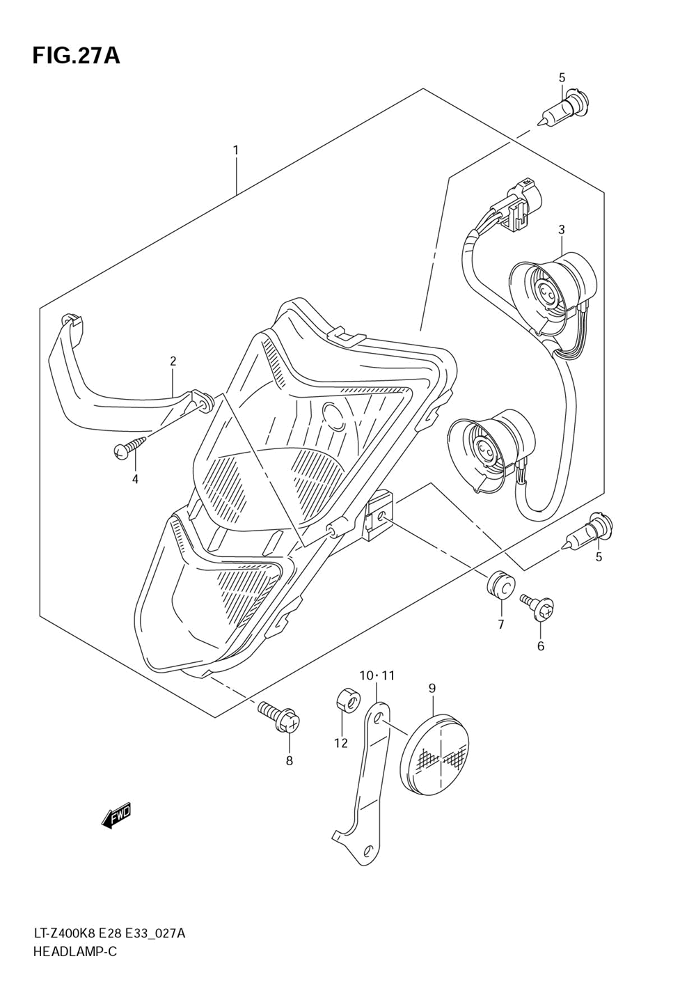 Headlamp (lt-z400z)