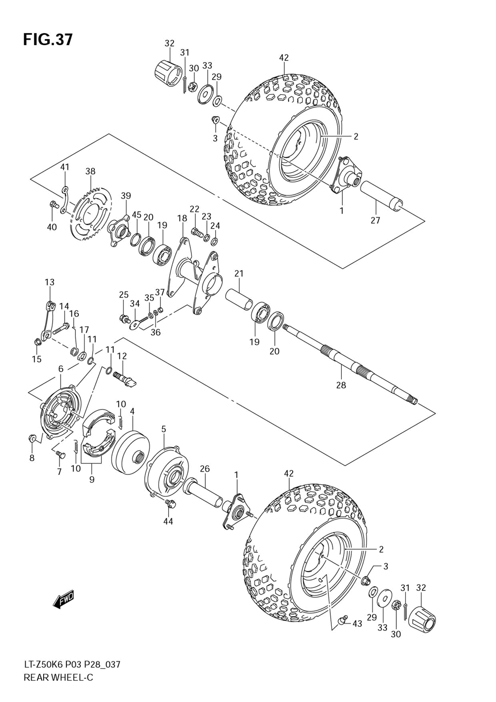 Rear wheel