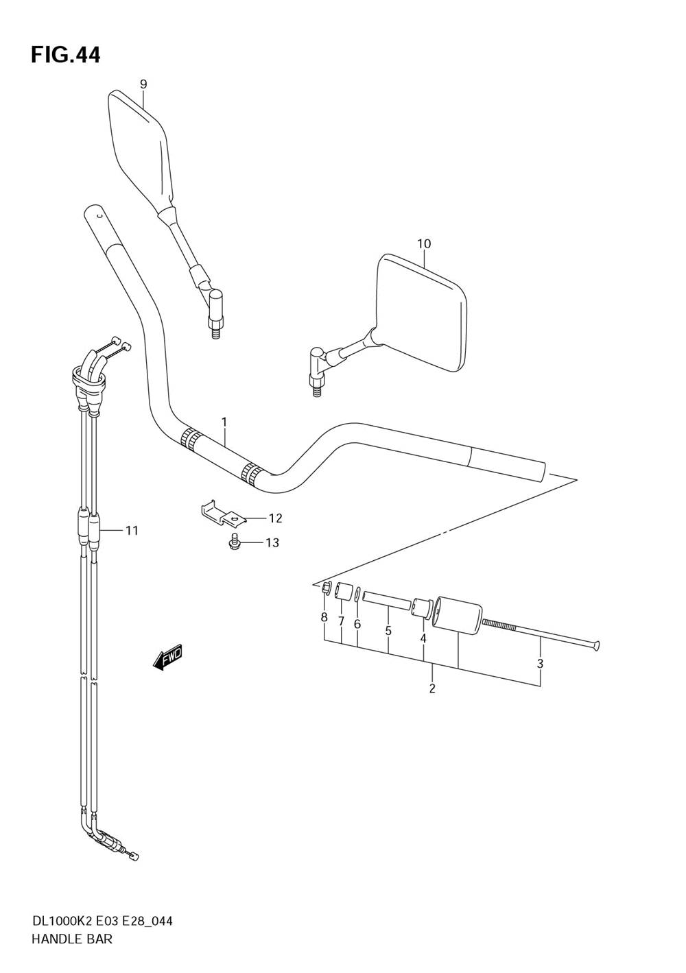 Handlebar (model k2_k3)