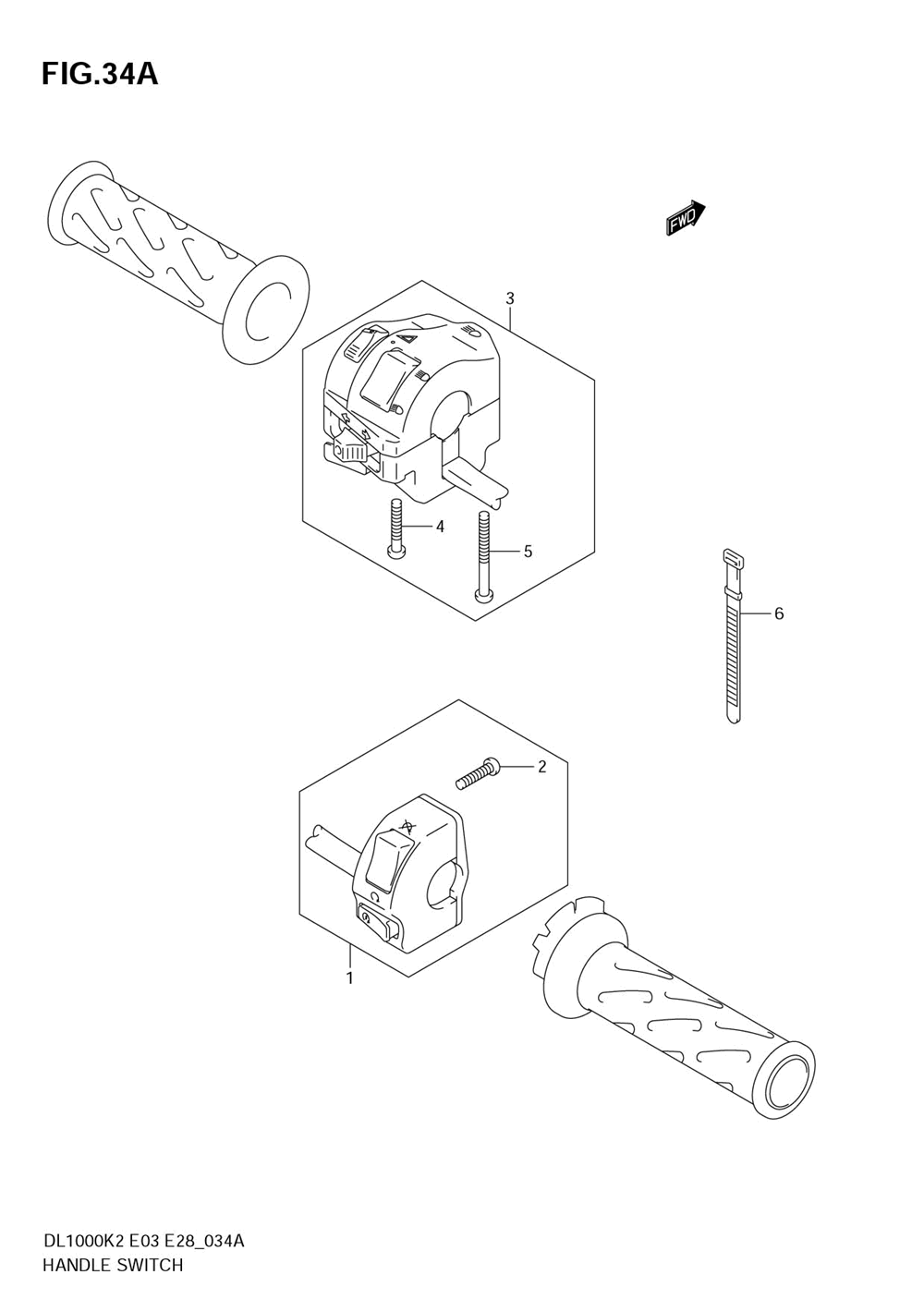 Handle switch (model k4)