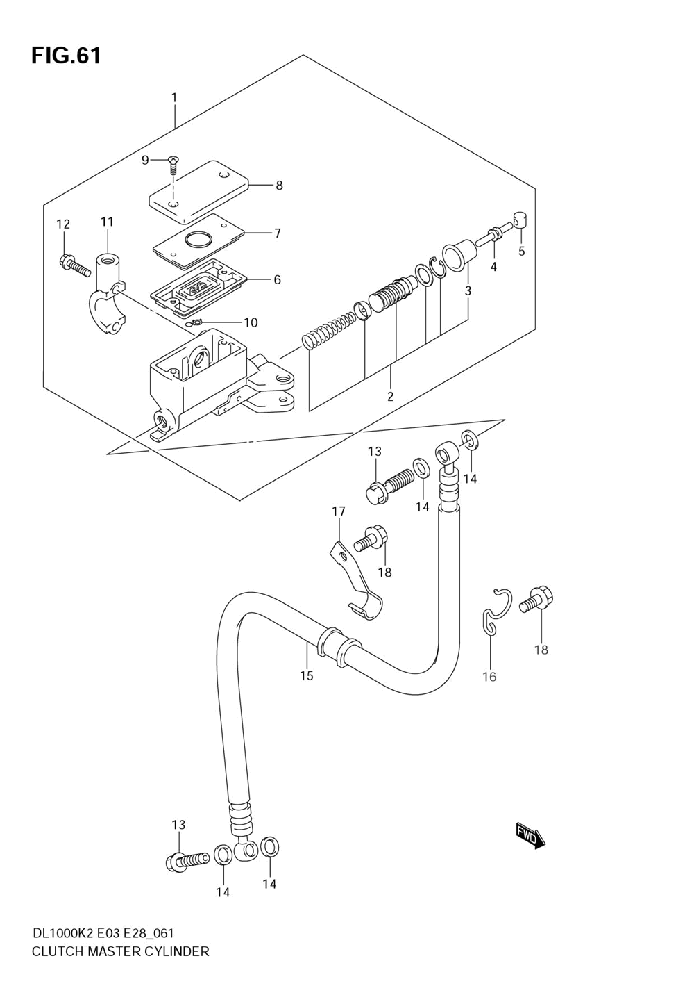 Clutch master cylinder