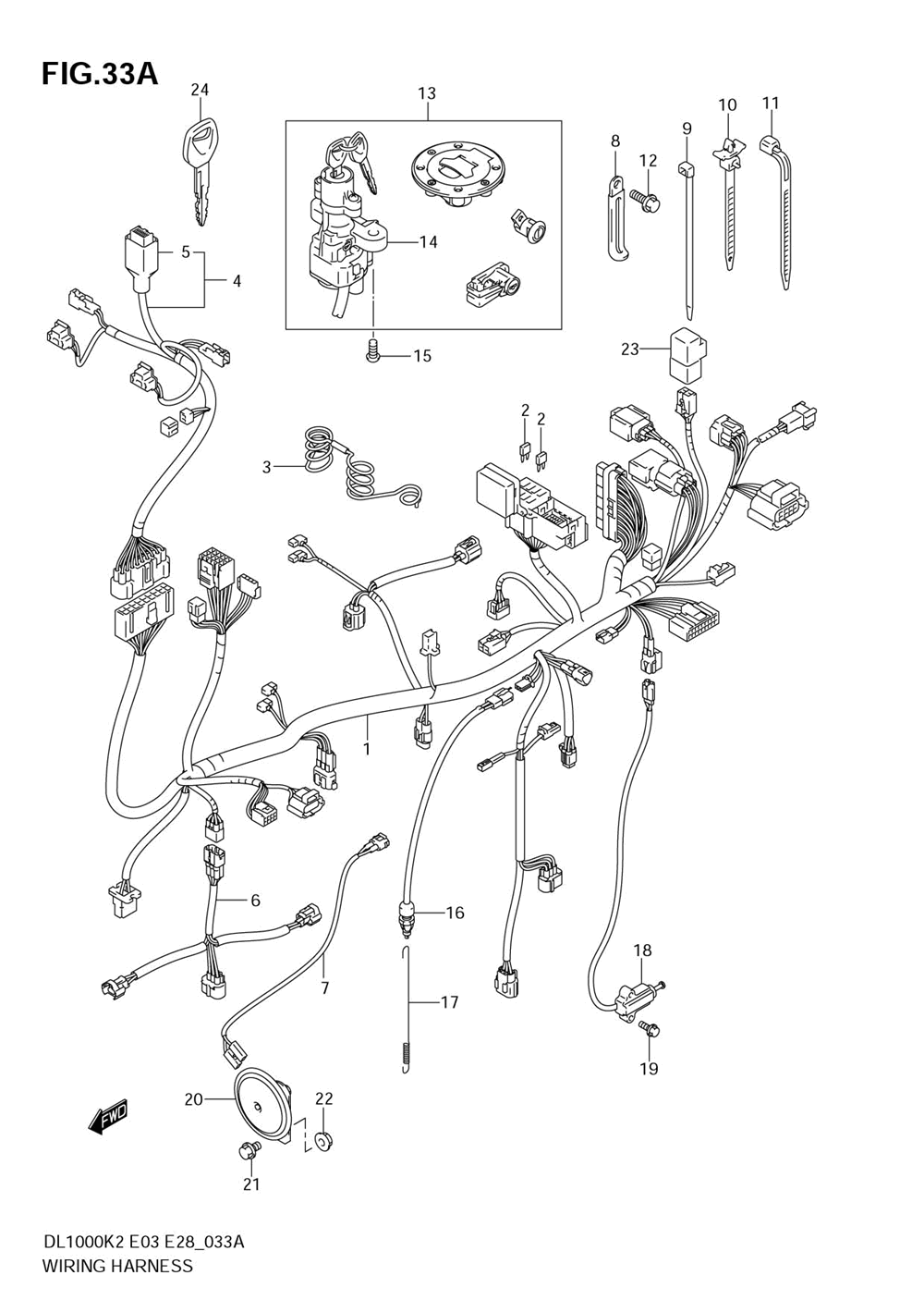 Wiring harness (model k4_k5_k6)