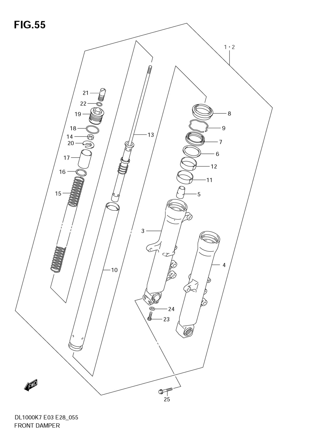 Front damper