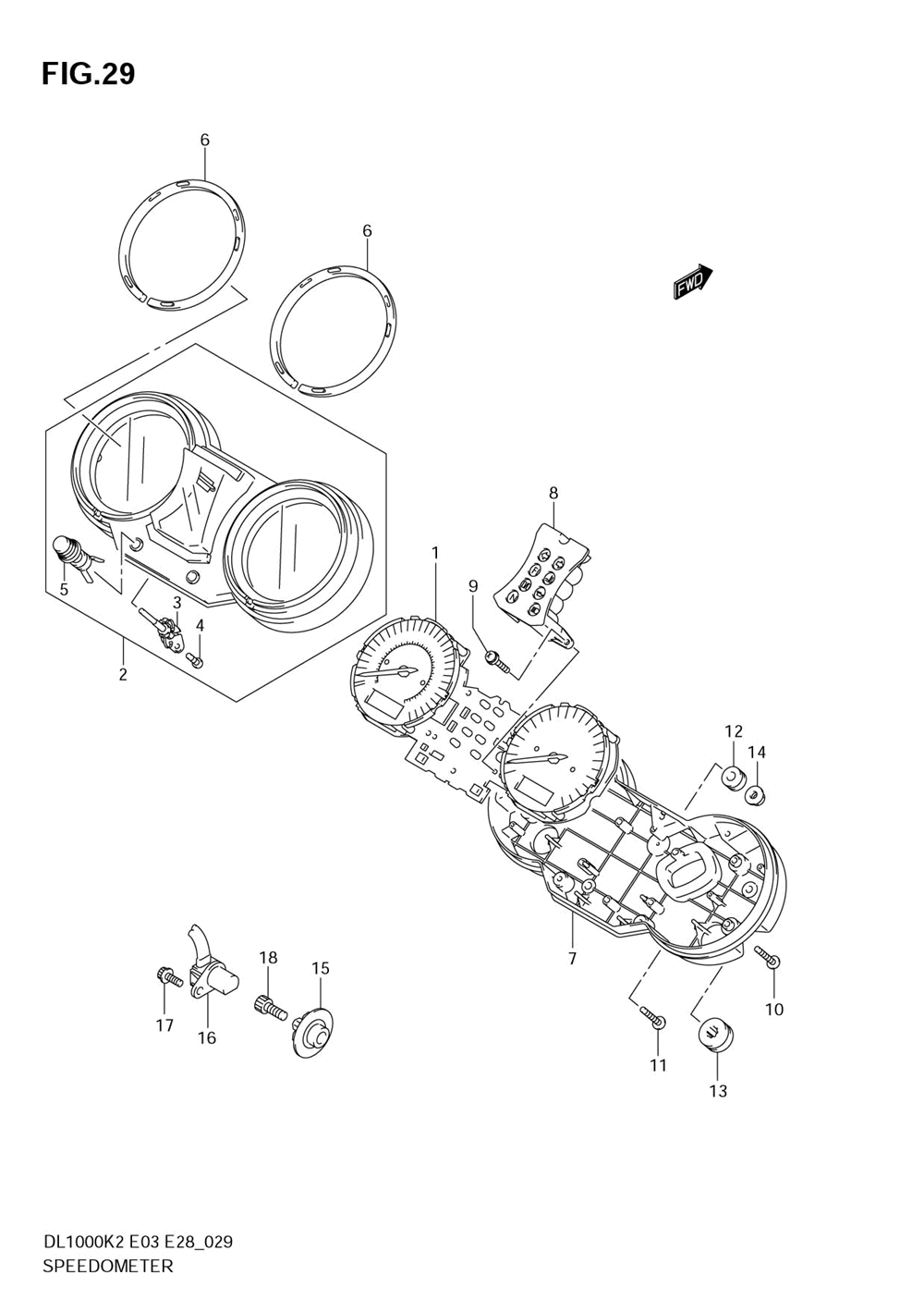 Speedometer (model k2_k3)