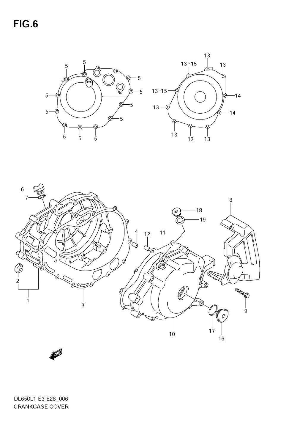 Crankcase cover